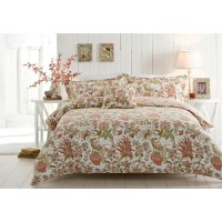 Sleeping Beauty Floretta Single Bed Quilted Q/Cover Set 